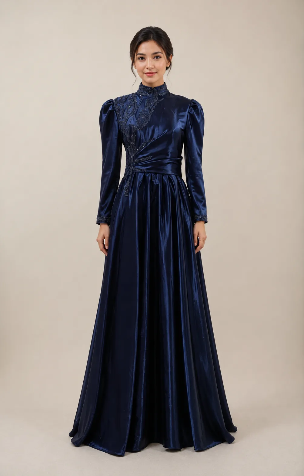 Gaun Navy untuk Ibu & Bridesmaid