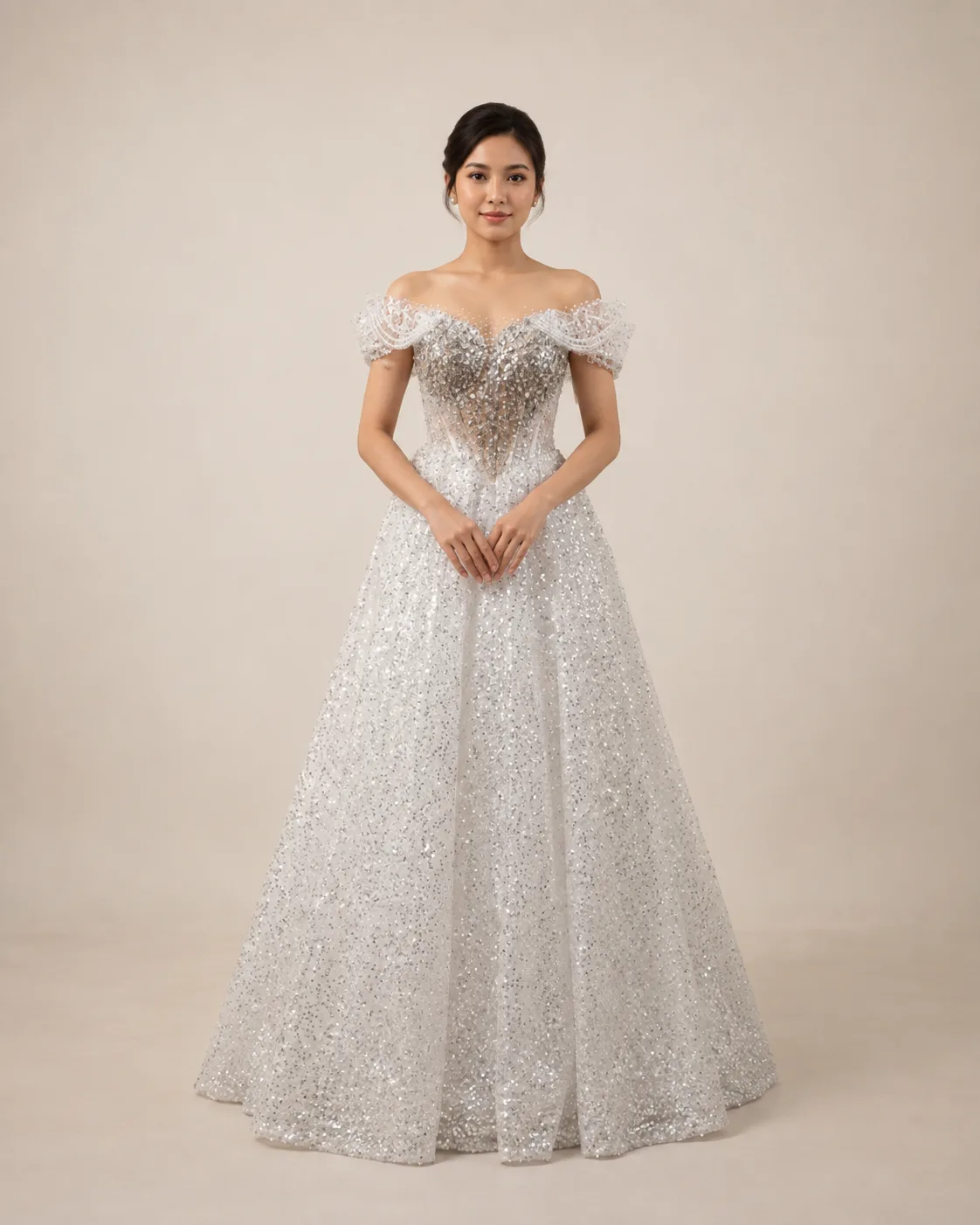 Gaun Putih untuk Pengantin Wanita