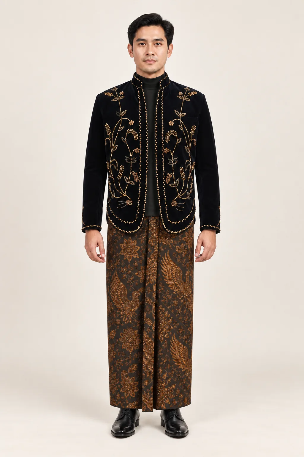 Kebaya Adat Hitam untuk Groom