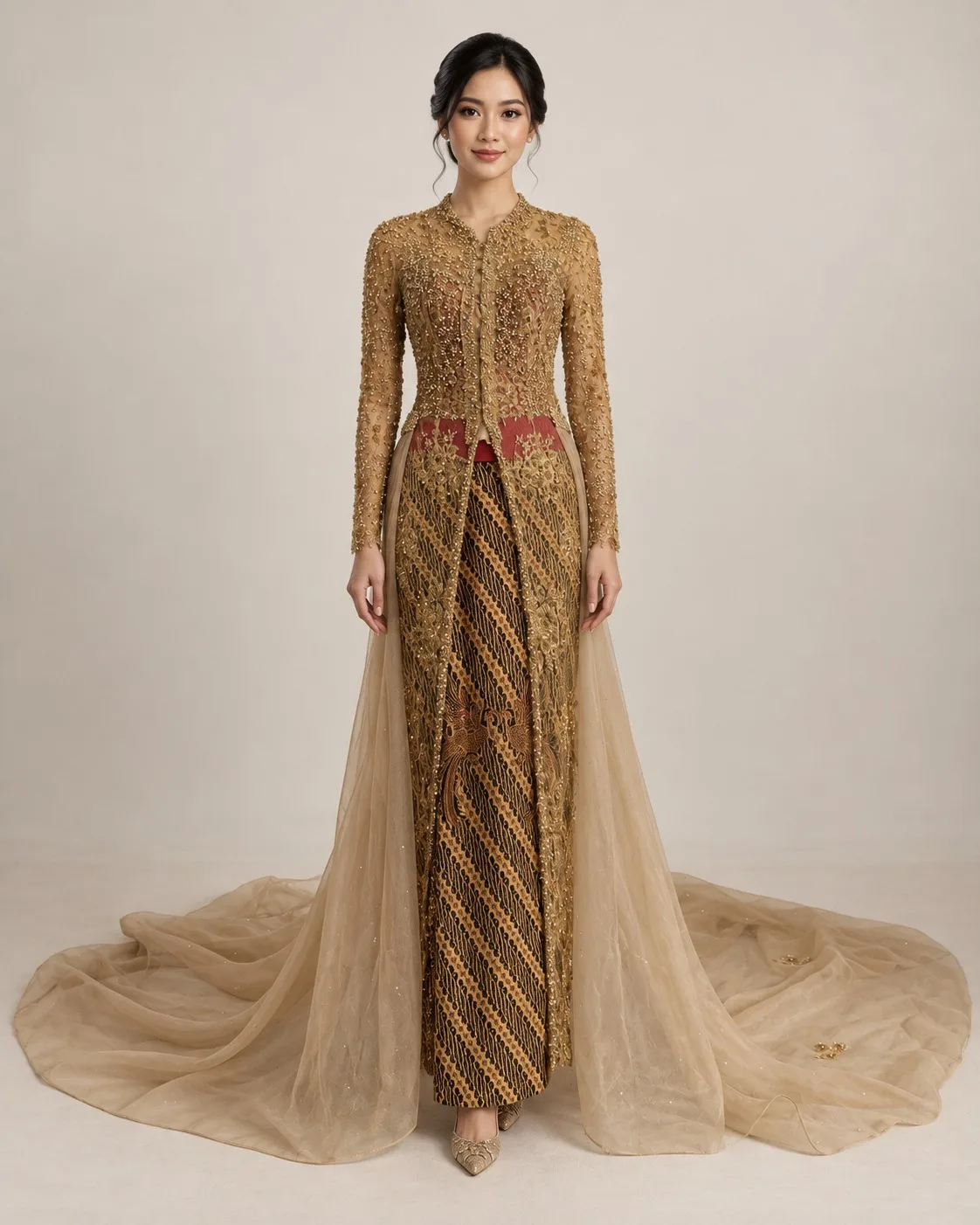 Kebaya Gold untuk Bride