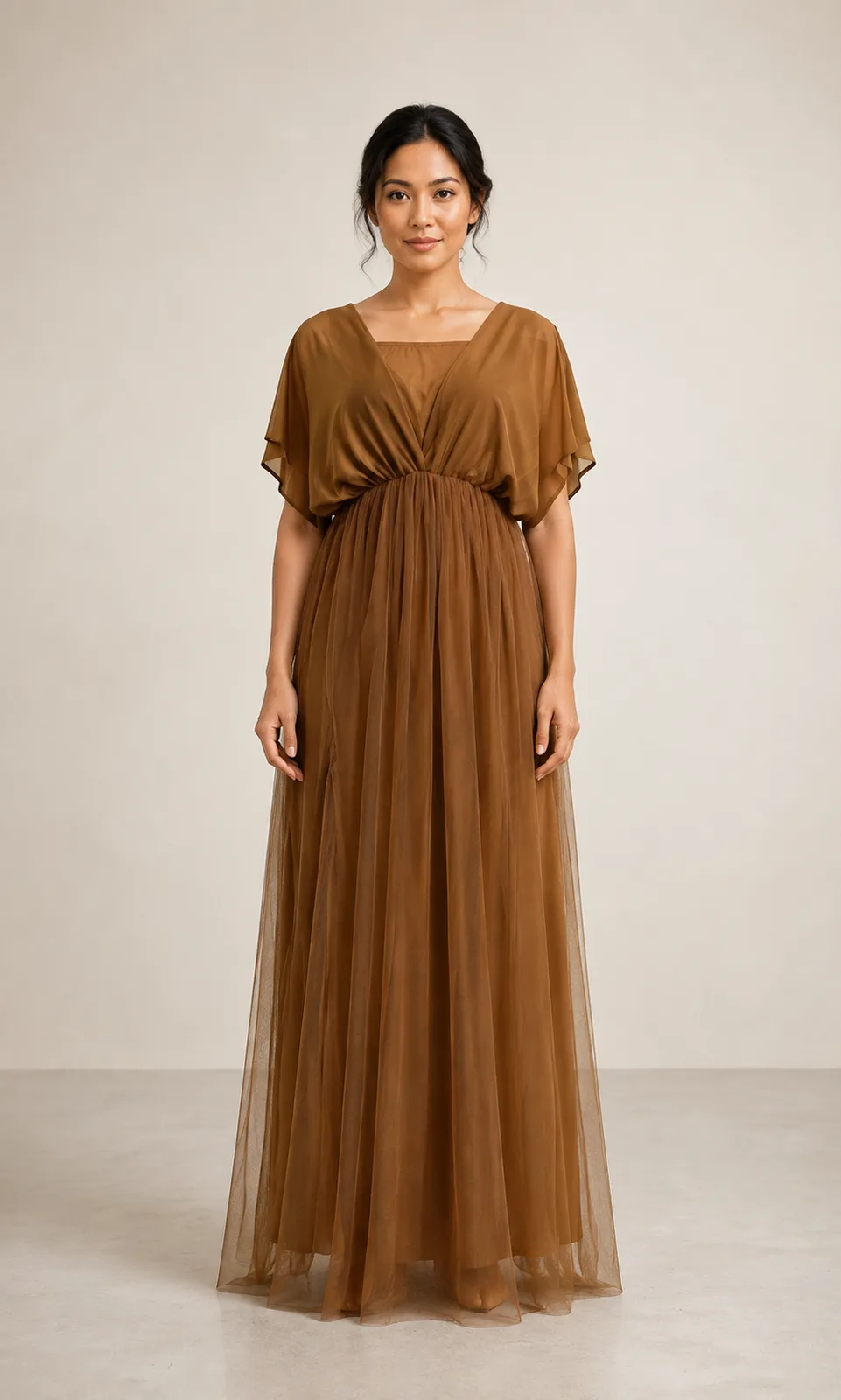 Gaun Mustard untuk Ibu & Bridesmaid