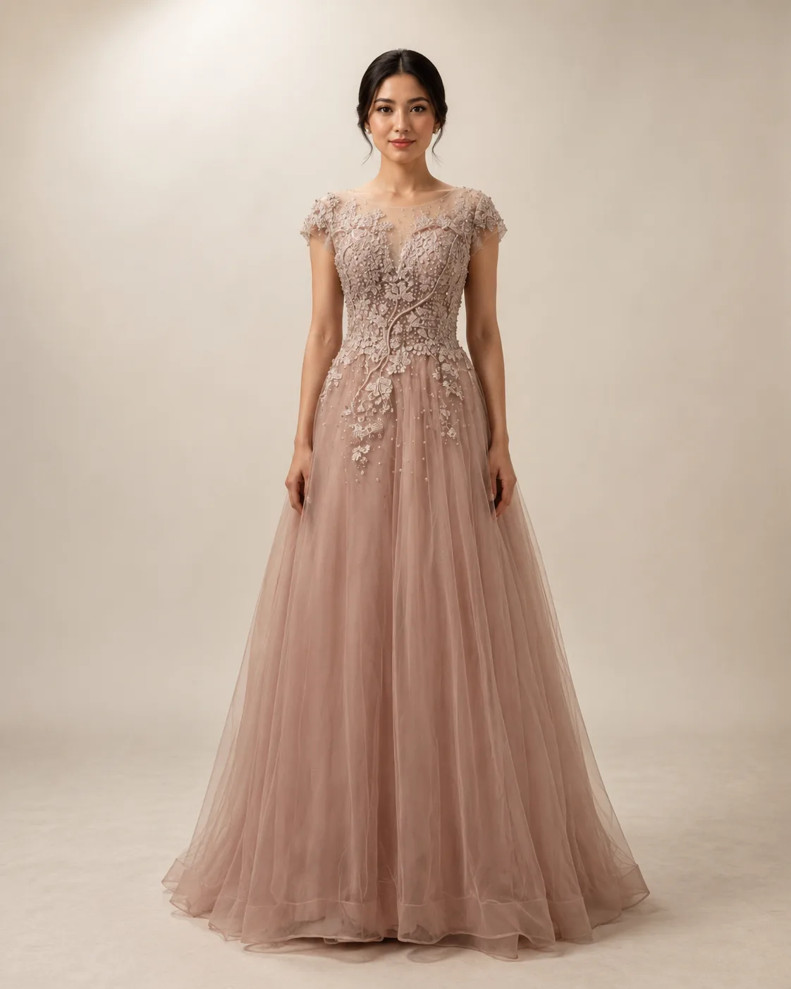 Gaun Pink untuk Pengantin Wanita