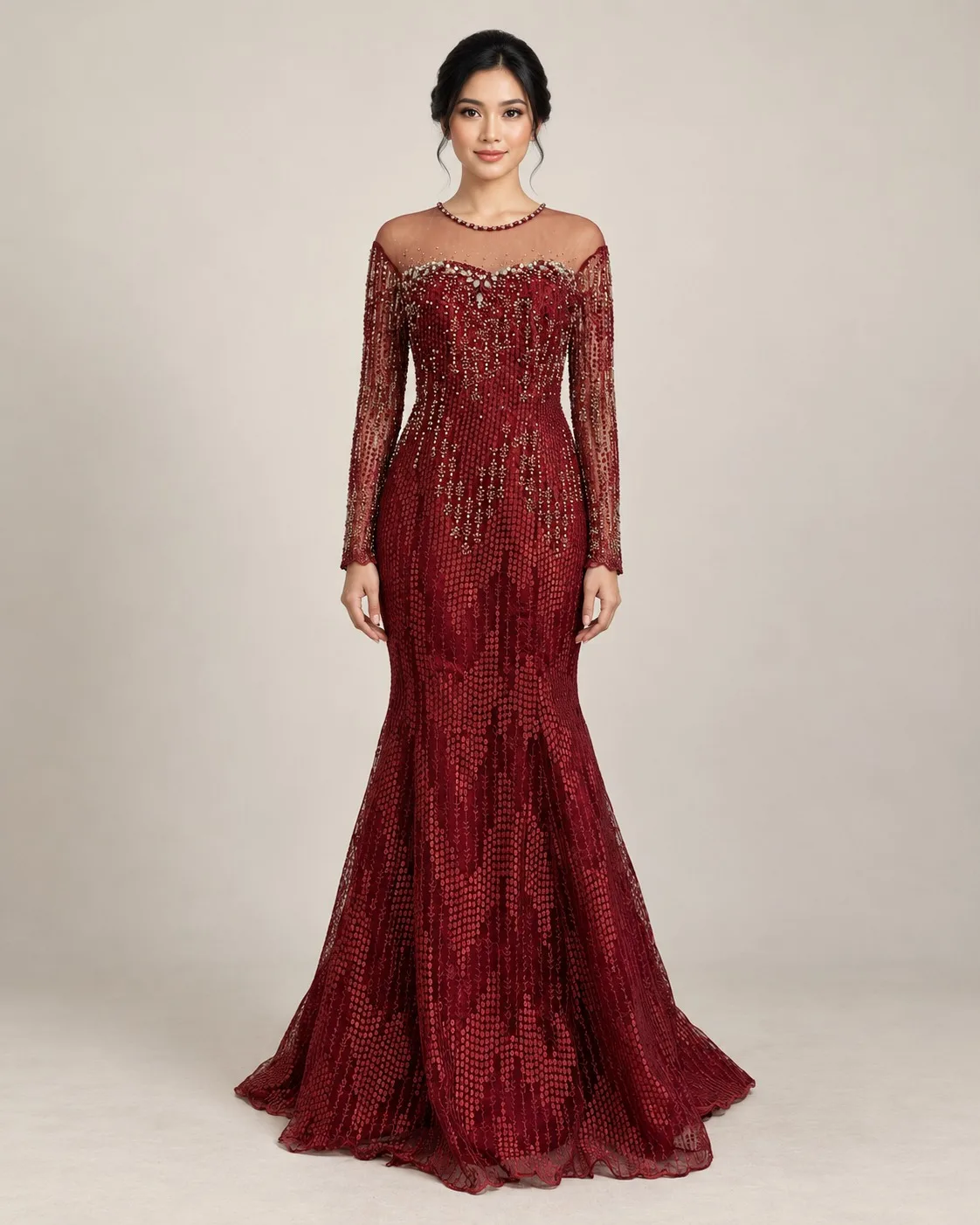 Kebaya Merah untuk Bride