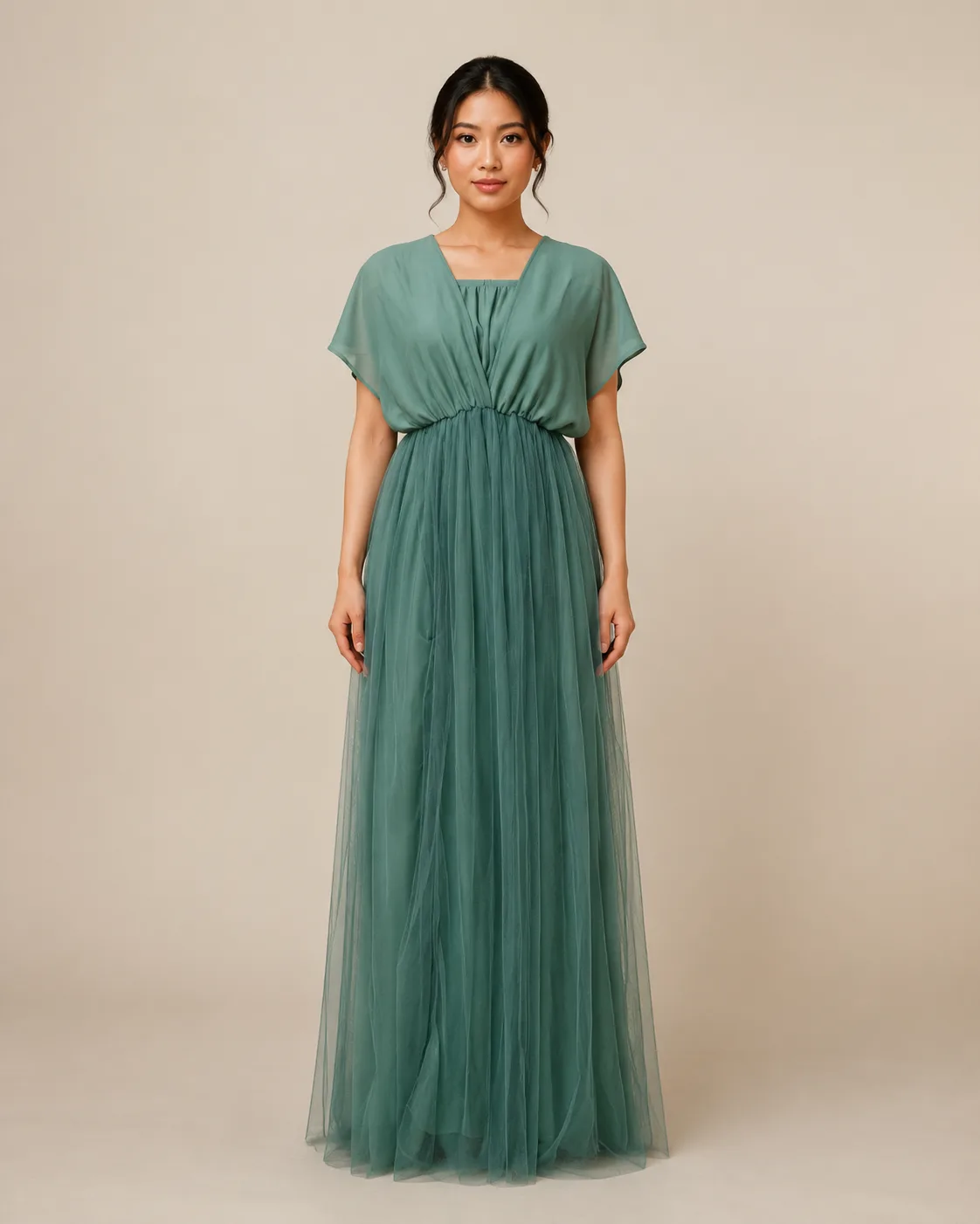 Gaun Green untuk Ibu & Bridesmaid