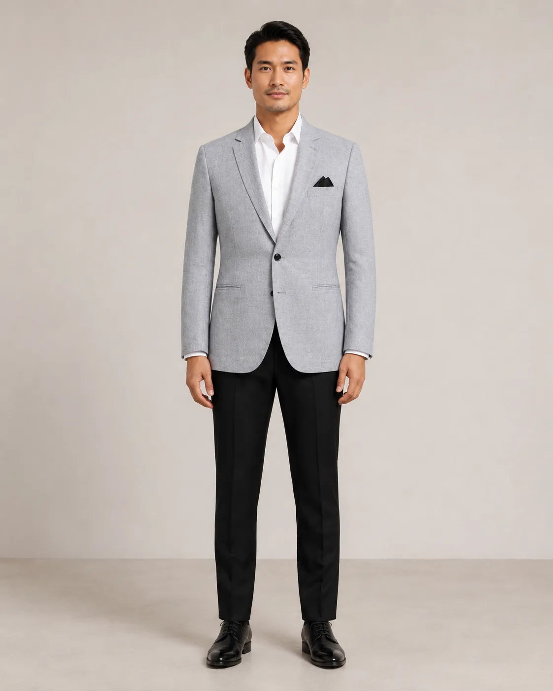 Jas Grey untuk Pengantin Pria & Ayah