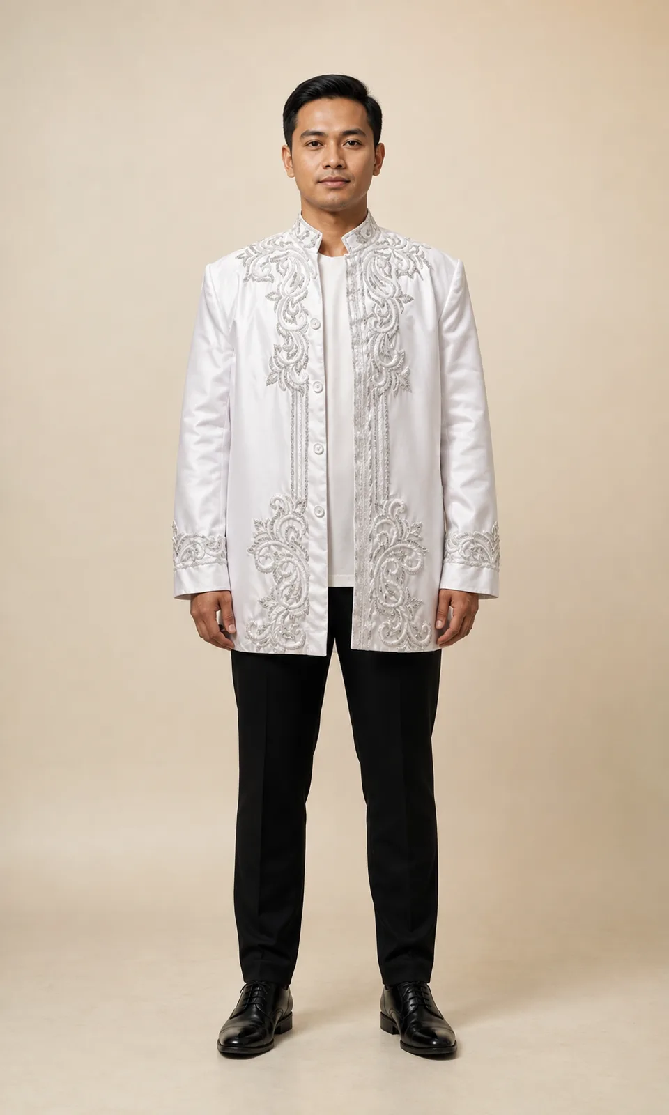 Demang Nasional Putih untuk Groom