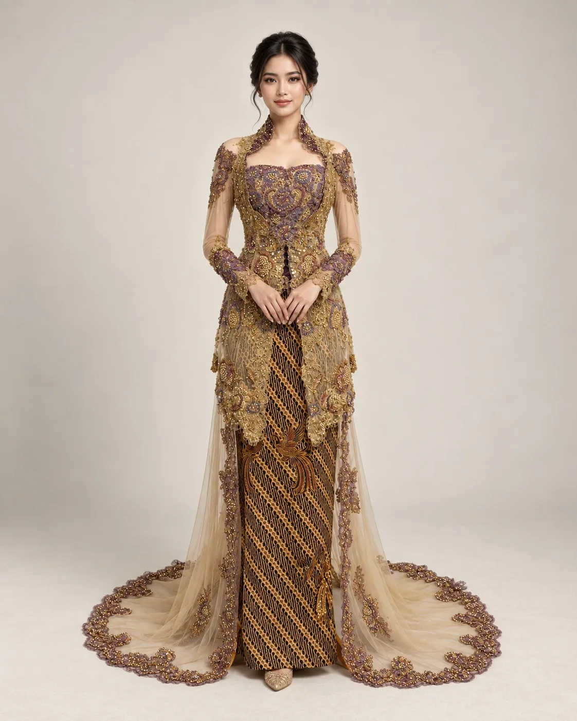 Kebaya Gold untuk Bride