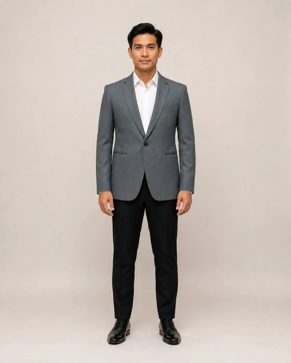 Jas Grey untuk Pengantin Pria & Ayah