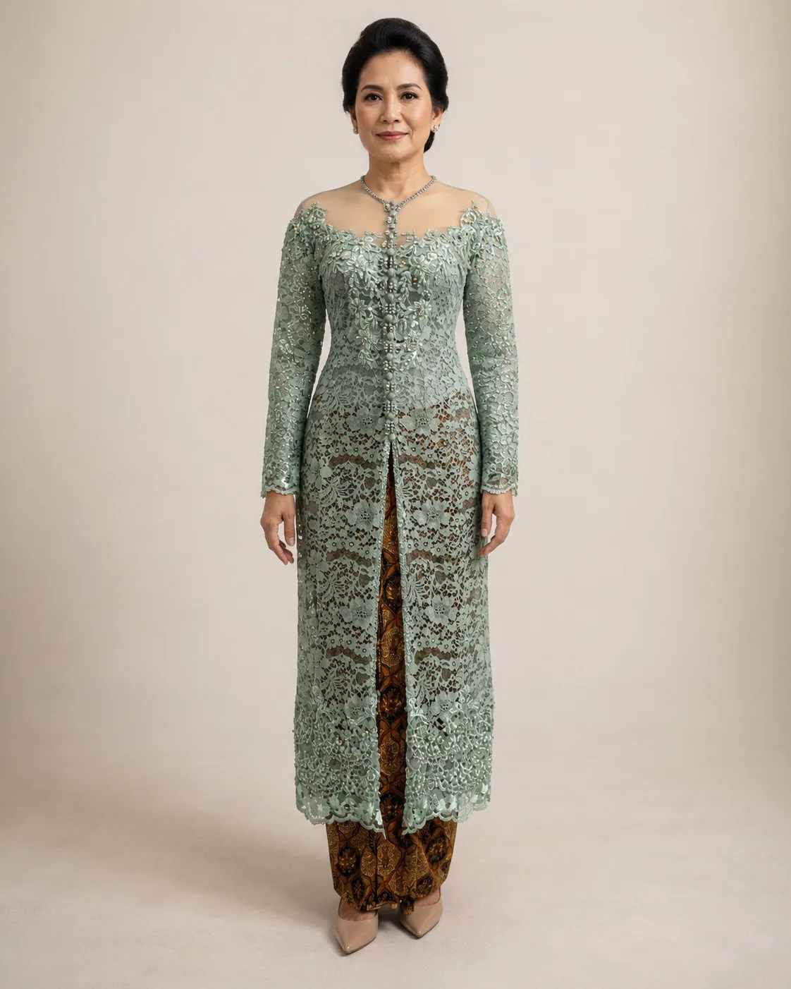Kebaya Blue untuk Mom