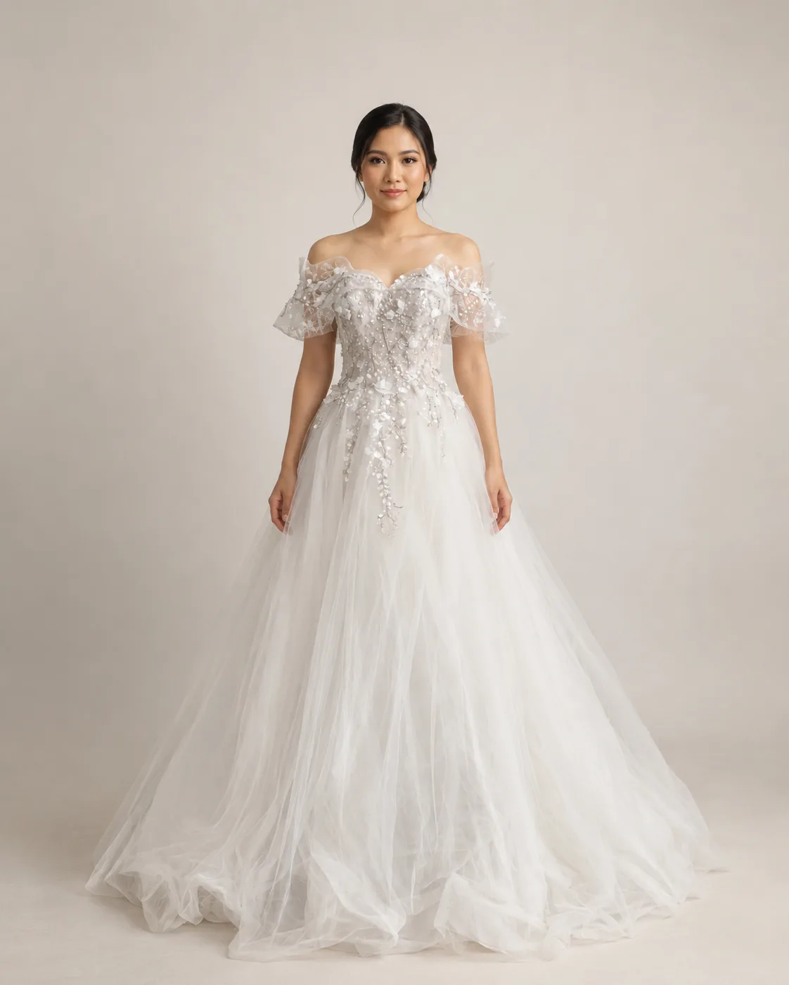 Gaun Putih untuk Pengantin Wanita