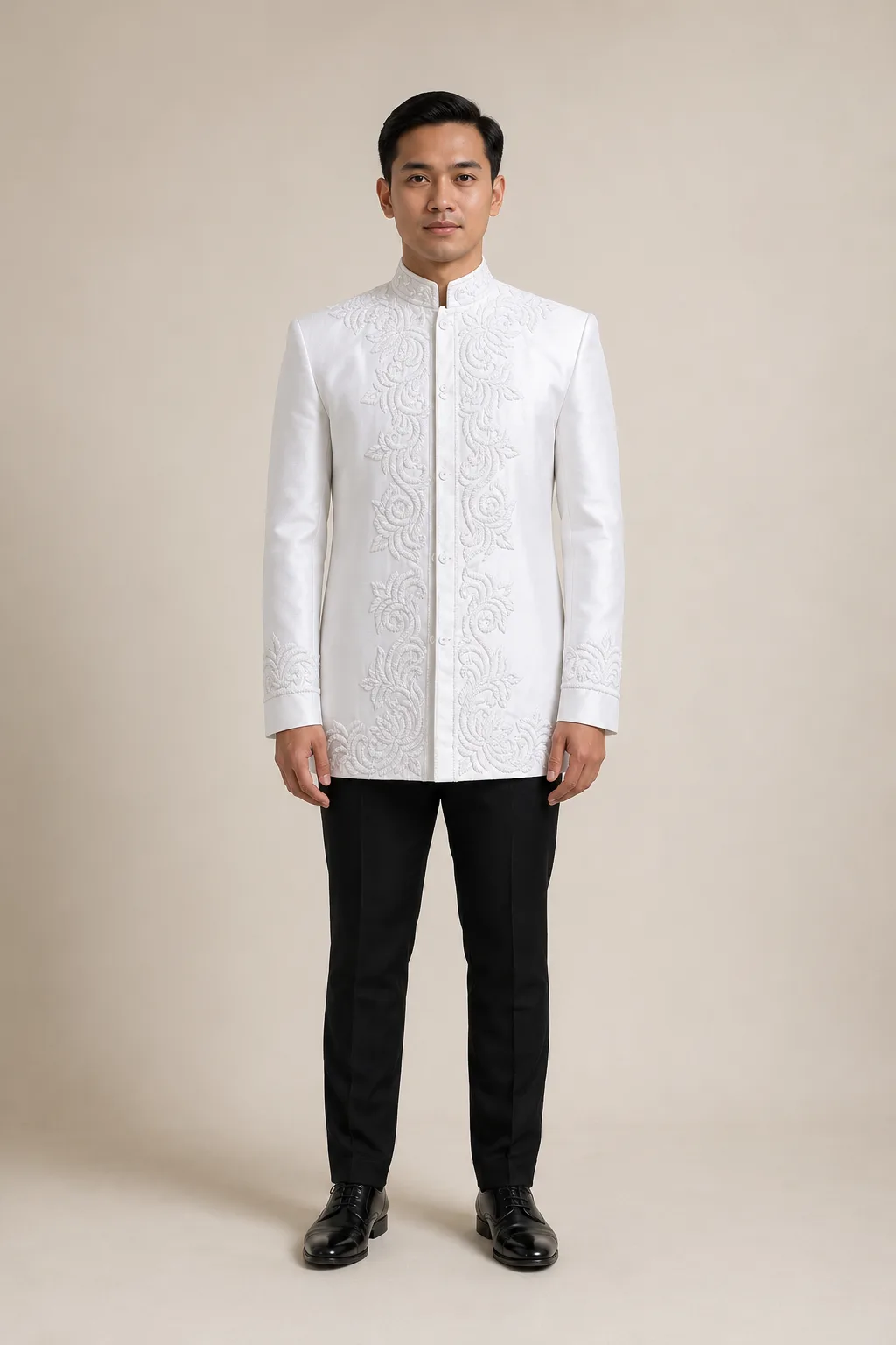 Demang Nasional Putih untuk Groom