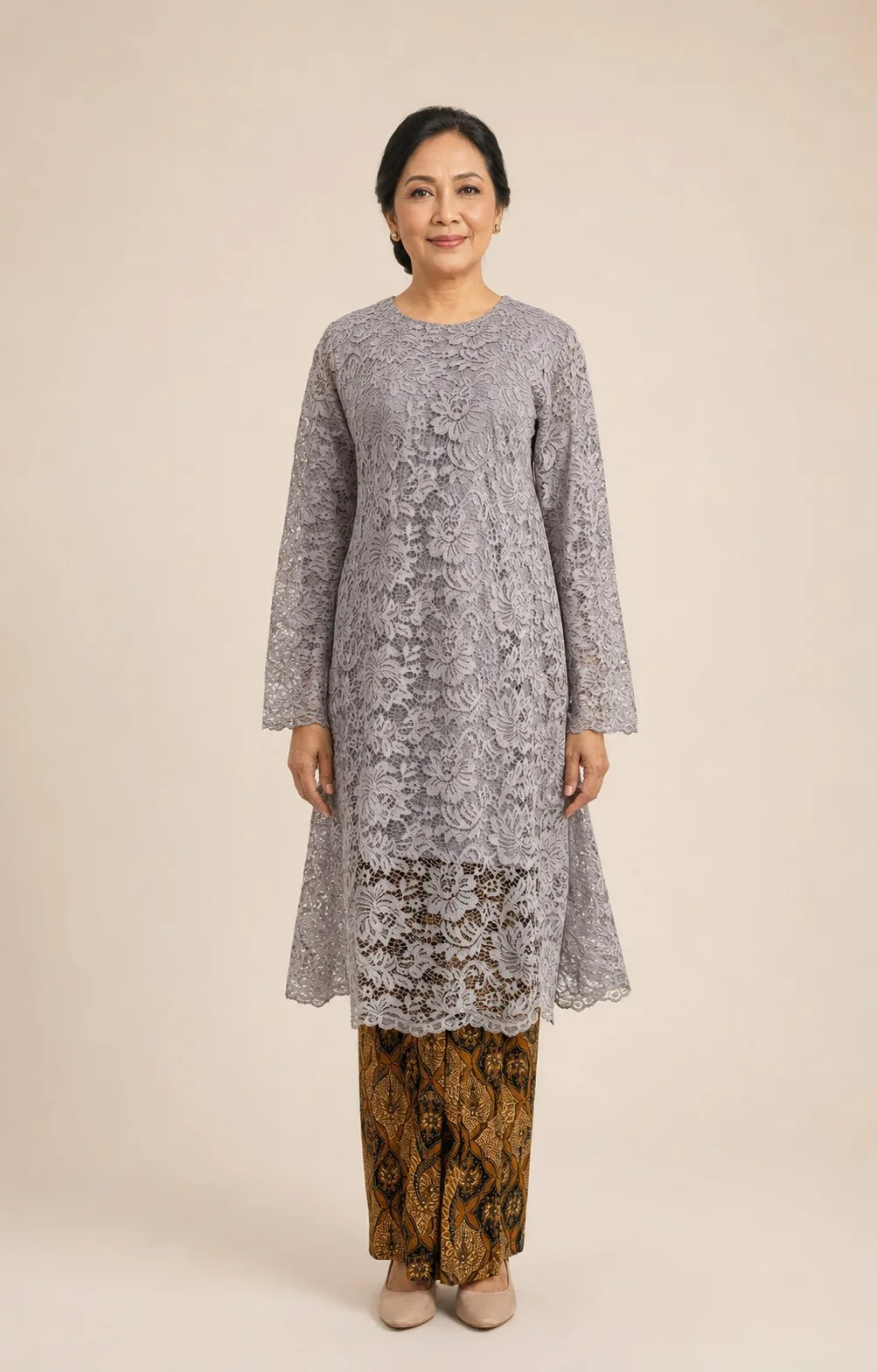 Kebaya Grey untuk Mom/Family
