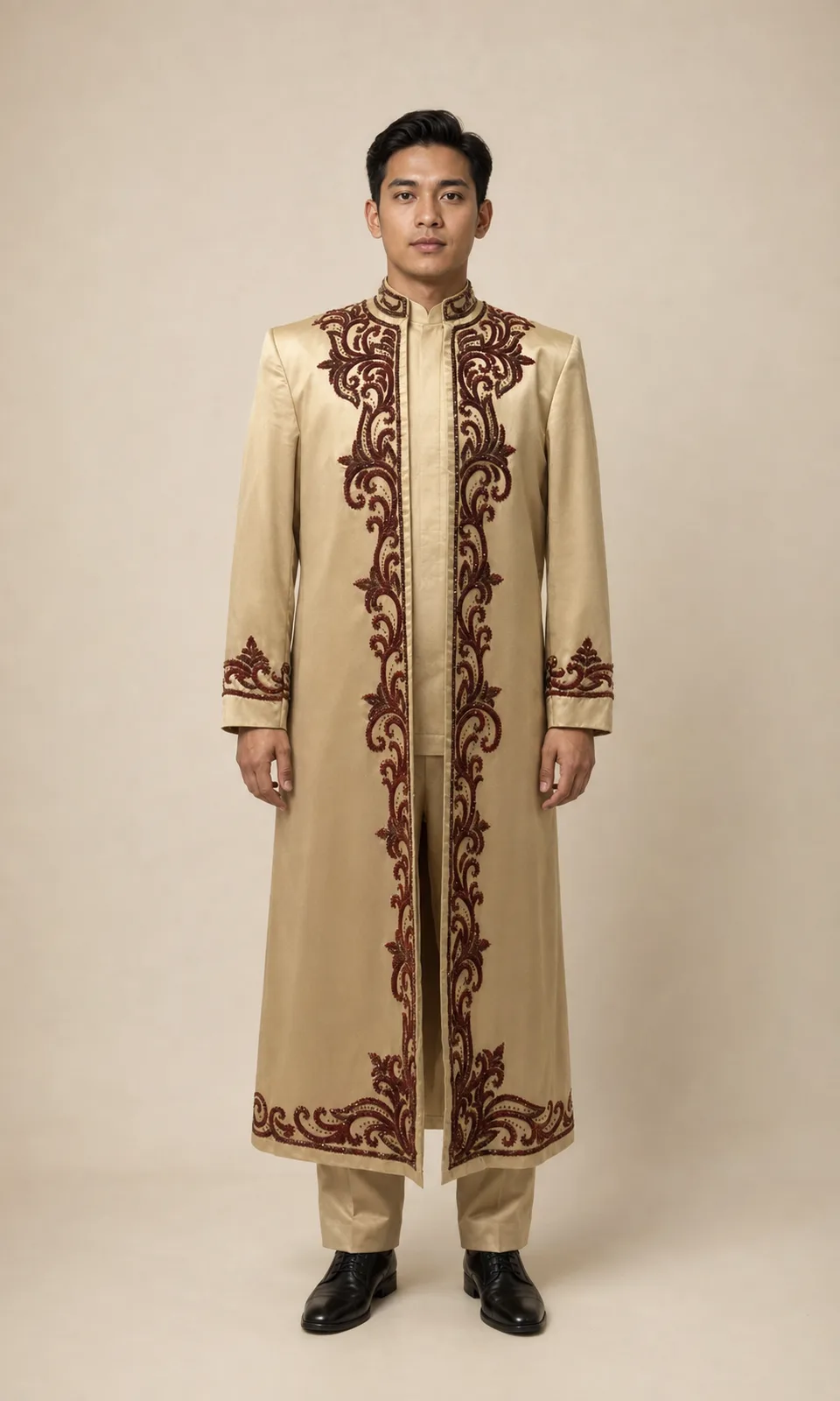 Kebaya Adat Cream untuk Groom